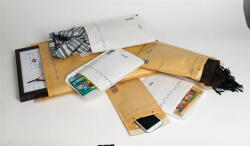 Victoria Légpárnás tasak, 125x175 mm külméret, 100x165 mm belméret, VICTORIA PAPER, "W1", barna (IBIL21B) - bestoffice