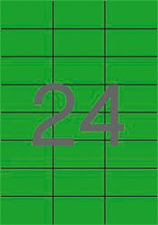 APLI Etikett, 70x37 mm, színes, APLI, zöld, 480 etikett/csomag (LCA1594) - bestoffice