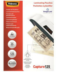 Fellowes Meleglamináló fólia, 125 mikron, A4, fényes, 25 db, FELLOWES (5396301) - bestoffice