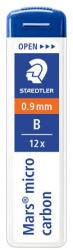 STAEDTLER Grafitbél, B, 0, 9 mm, STAEDTLER "Mars Micro Carbon 250 (250 09-B) - bestoffice