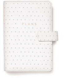 FILOFAX Kalendárium, gyűrűs, betétlapokkal, personal méret, FILOFAX "Moonlight", fehér (FX-022651) - bestoffice