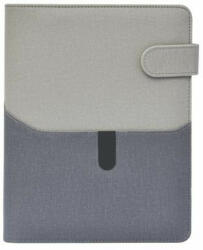 SATURNUS Kalendárium, gyűrűs, betétlapokkal, "M", műbőr, SATURNUS, "229", szürke-szürke (26SM229-008) - bestoffice