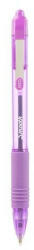 Zebra Golyóstoll, 0, 27 mm, nyomógombos, ZEBRA "Z-Grip Smooth", lila (22568) - bestoffice