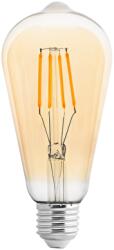 UltraLux Led filament ЛАМПА КРУШКА, ДИМИРАЩА, 4w, e27, 2500k, 220-240v ac, АМБЪР (lfst42725d)