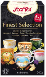 YOGI TEA Bio Teaválogatás A Legfinomabbakból 6 X 3 Db Filter Yogi Finest Selection