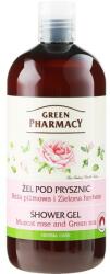 Green Pharmacy Gel de duș Trandafir și ceai verde - Green Pharmacy Shower Gel Muscat Rose and Green Tea 500 ml