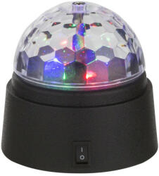 GLOBO Disco 28014 elemes discolámpa, 6x0, 06W RGB LED, 3xAA (28014)