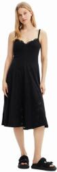 Desigual ruha fekete, midi, harang alakú - fekete XS - answear - 31 990 Ft