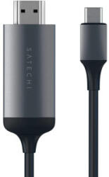 Satechi Cablu video Satechi USB-C Male - HDMI v2.0 Male, 1.8m, gri-negru (ST-CHDMIM)