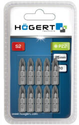 Högert Technik Bit készlet PZ2, 25 mm, 10 db (HT1S317)