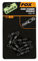 FOX Edges Kwik Change Swivel - Size 10 Gyorskapcsos Forgó (cac486)