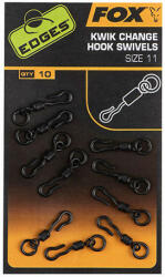 FOX Edges Kwik Change Hook Swivels - size: 11 x 10 (CAC702)