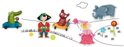 Djeco 8950 Matricák - 1000 matrica - 1000 stickers for little ones (BO8950)