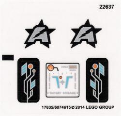 LEGO® 70162stk01 - LEGO Matrica lap - 70162 készlethez (70162stk01)