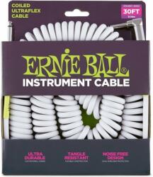 Ernie Ball P06045 Fehér 9 m Egyenes - Pipa