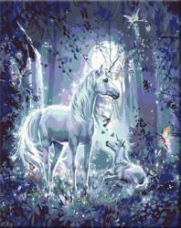 Zuty Pictură pe numere Unicorn Noaptea (2010201) Carte de colorat