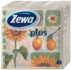 Zewa Plus 1 rétegű szalvéta, napraforgó (45 db)