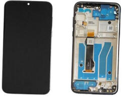 Motorola Moto G8 Plus Előlap Keret+LCD Kijelző+Érintőpanel, Kék (5D68C15528) Service Pack