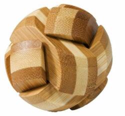 Fridolin Joc logic IQ din lemn bambus Ball, cutie metal (Fr_17524) - Technodepo