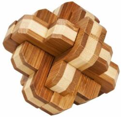 Fridolin Joc logic IQ din lemn bambus 3D Round Knot (Fr_17159) - Technodepo