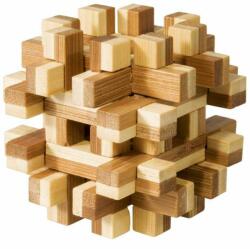 Fridolin Joc logic IQ din lemn bambus Magic blocks puzzle 3d (Fr_17493) - Technodepo