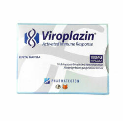 Pharmatecton Viroplazin kapszula 100mg kutyák és macskák számára vírusos fertőzések kiegészítő kezelésére 10db