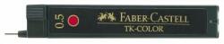 Faber-Castell Mine creion 0.5mm rosii TK-COLOR 12 buc/etui, FABER-CASTELL (FC128521)