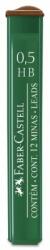 Faber-Castell Mine creion 0.5mm Polymer HB 12 buc/etui, FABER-CASTELL (FC521500)
