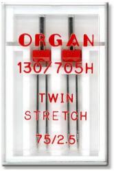 Organ Ace Duble tricot Organ, finete 75, cu 2-5-4, 0 mm distanta intre ace, sistem ac 130/705H (520000) - cusutsibrodat