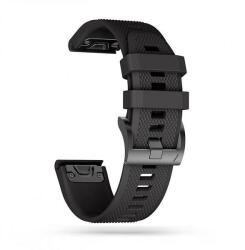 Tech-Protect TP0696 Tech-Protect Smooth Garmin Fenix 5 / 6 / 6 Pro / 7 óraszíj, fekete (TP0696)