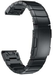 Tech-Protect TP0703 Tech-Protect Steelband Garmin Fenix 3 / 5X / 3HR / 5X Plus / 6X / 6X Pro / 7X óraszíj, fekete (TP0703)