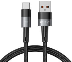 Tech-Protect Ultraboost kábel USB / USB-C 66W 6A 1m, szürke