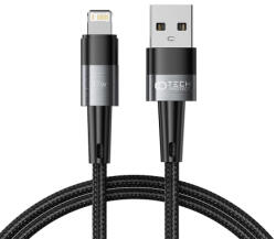 Tech-Protect Ultraboost kábel USB / Lightning 12W 2.4A 1m, szürke