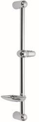 Caldo Freddo zuhanyfejtartó rúd - szappantartóval - átmérő 25 mm - 60 cm - króm (H12B)