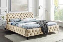 LuxD Design ágy Rococo 180 x 200 cm pezsgő bársony