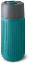 black+blum Glass Travel Cup utazó bögre szürke-óceánkék (TC-GR005)