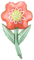 Partydeco Óriás lufi 38", 96cm-es, virág (LUFI862556)