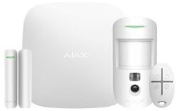 Ajax Systems StarterKit Cam Plus WH fehér vezetéknélküli kamerás riasztó szett (20294)