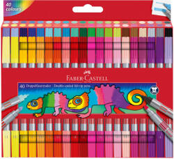 Faber-Castell Carioci cu 2 capete 40 culori/set FABER-CASTELL, FC151140
