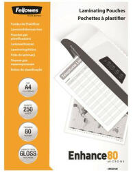 Fellowes Meleglamináló fólia, 80 mikron, A4, fényes, 250 db, FELLOWES (IFW53129) - bestoffice