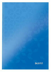 LEITZ Beíró, A5, kockás, 80 lap, keményfedeles, LEITZ "Wow", kék (E46281036) - bestoffice