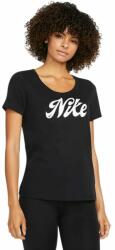 Nike W NK DF TEE NIKE SCRIPT , Negru , XS