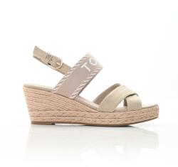 Tommy Hilfiger SEASONAL WEBBING MID WEDGE bej 39