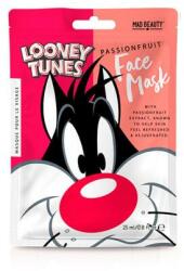 Mad Beauty Mască din țesut cu aromă de maracuja pentru față - Mad Beauty Looney Tunes Mascarilla Facial Sylvester 25 ml