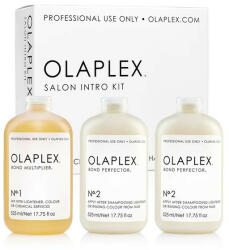 OLAPLEX Kit pentru salon Intro: Bond Multiplier Nr. 1 525ml + 2 x Bond Perfector Nr. 2 525ml (896364002367)