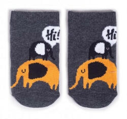  Yo! Baby pamut zokni 6-9 hó - elefánt