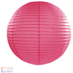 Erős rózsaszín színű papír lampion 20 cm