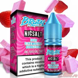 Just Juice Lichid Sour Strawberry Bubblegum Brutal Salt By Just Juice 10ml NicSalt 20mg/ml (11435)