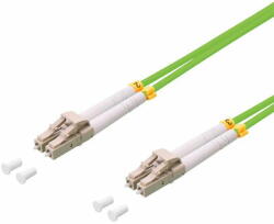 LogiLink Fiber duplex patch kábel, OM5, 50/125 , LC-LC, lime zöld, 2 m - FP5LC02 (FP5LC02)