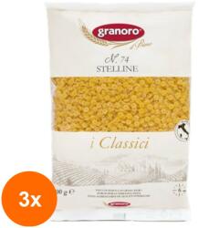 Granoro Set 3 x Paste Stelline Nr. 74, Granoro, 500 g